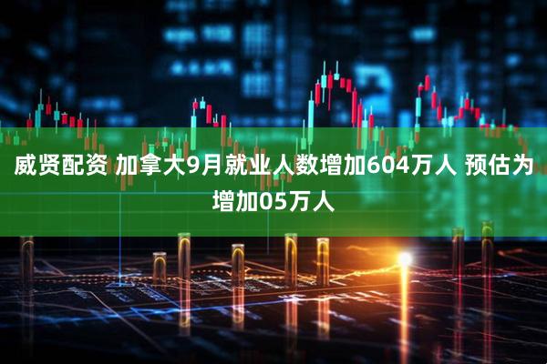 威贤配资 加拿大9月就业人数增加604万人 预估为增加05万人